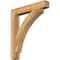 Ekena Millwork Thorton Block Rough Sawn Bracket, Western Red Cedar, 4"W x 28"D x 32"H BKT04X28X32THR05RWR - alternate 1